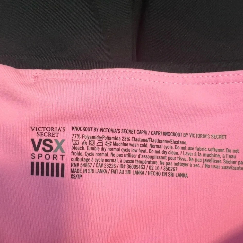 Victoria’s Secret VSX Sport Knockout Capri Leggings Size Women’s XS